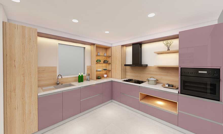 L-Shaped Kitchen